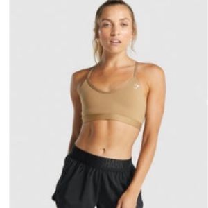 V neck training sports bra